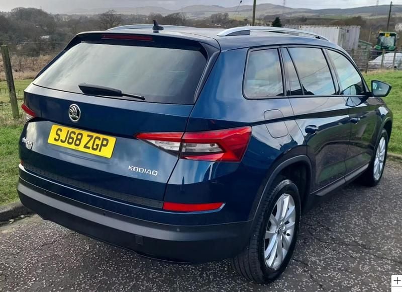 Used Skoda Kodiaq SE 150 HP (110 kW) 2018 Blue SUV