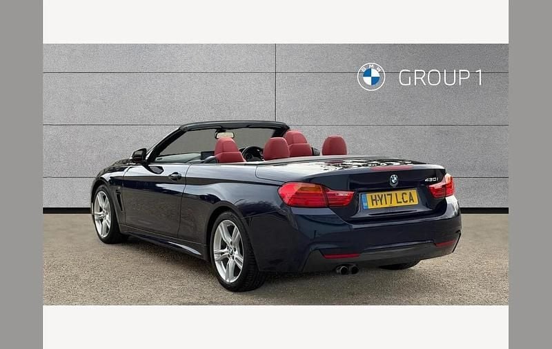 Used BMW 430 Cabriolet M Sport 252 HP (185 kW) 2017 Blue Cabriolet