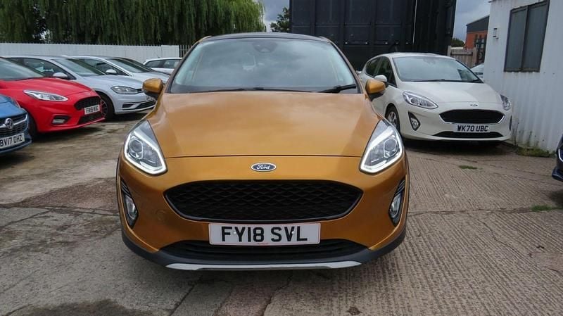 Used Ford Fiesta Active X 2018 Yellow Hatchback