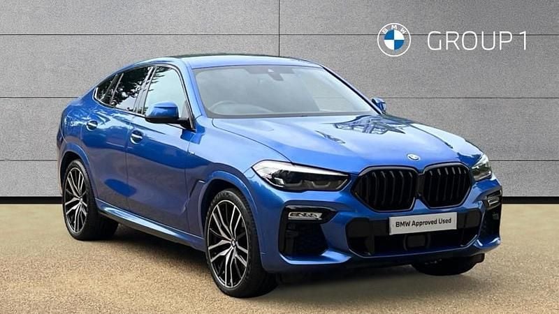 Blue Used 2020 BMW X6 M Sport SUV | £39,995 (Fair price) - Image 1/4