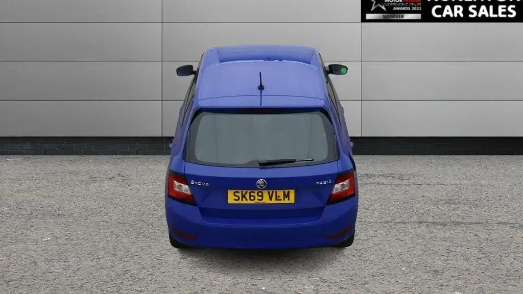 Used Skoda Fabia 2019 Blue Hatchback