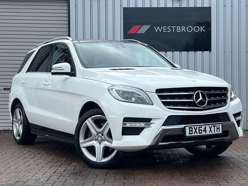 White Used 2014 Mercedes ML250 AMG line SUV | £10,750 (Fair price) - Image 1/3