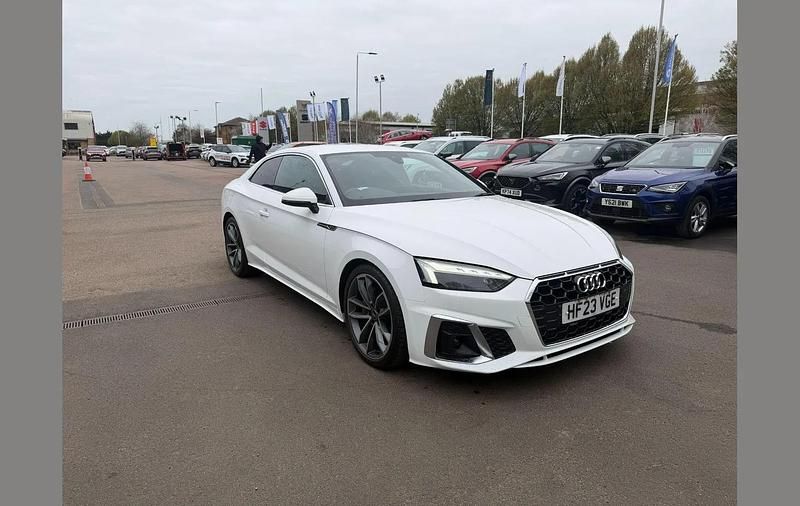 Used Audi A5 S-Line 245 HP (180 kW) 2023 White Coupe