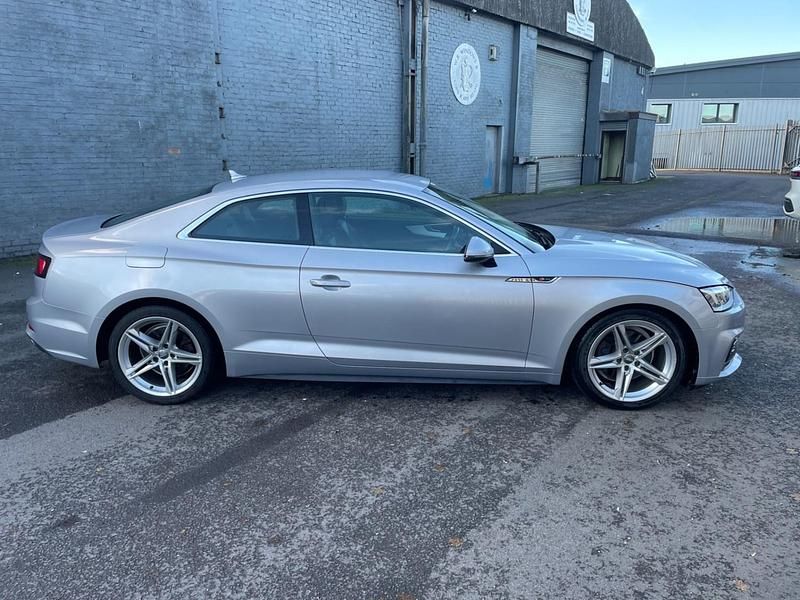 Begagnad Audi A5 S-Line 190 HK (139 kW) 2018 Silver Sportkupé