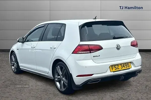 Used VW Golf VII R-line Edition 150 HP (110 kW) 2020 White Hatchback