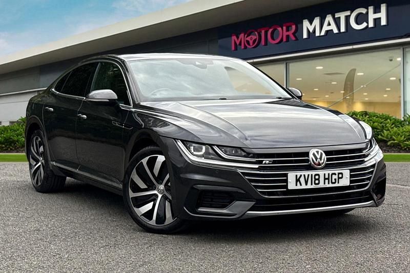 Grey Used 2018 VW Arteon R-line Sedan | £15,606 (Fair price) - Image 1/4