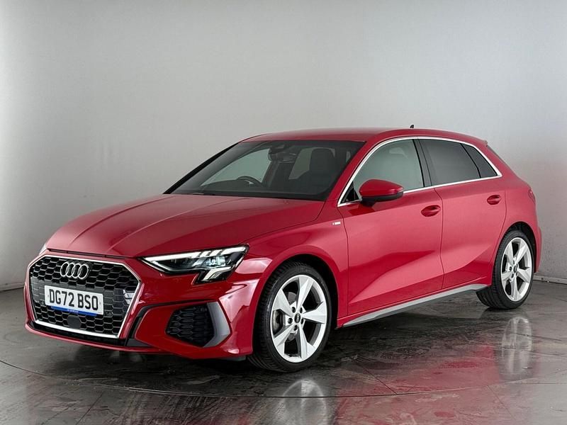 Used Audi A3 Sportback S-Line 2022 Red Hatchback
