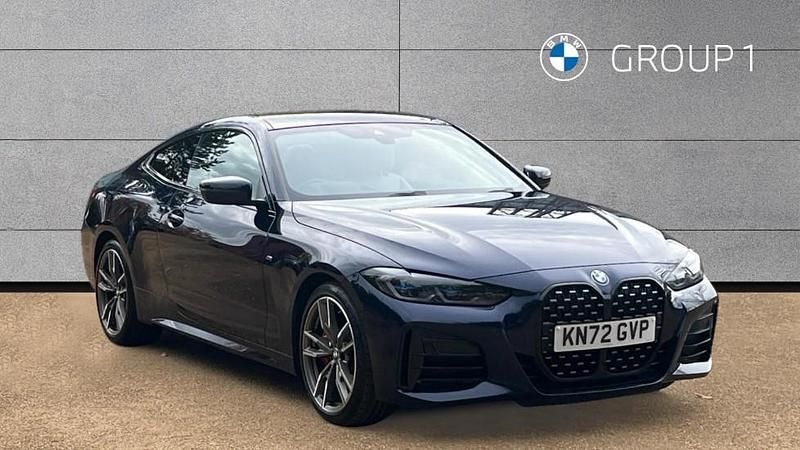 Blue Used 2022 BMW M440 Comfort Edition Sedan | £36,995 (Fair price) - Image 1/4