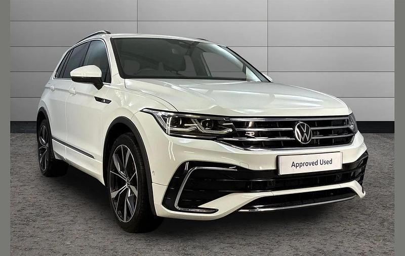 Used VW Tiguan R-line 150 HP (110 kW) 2022 White SUV