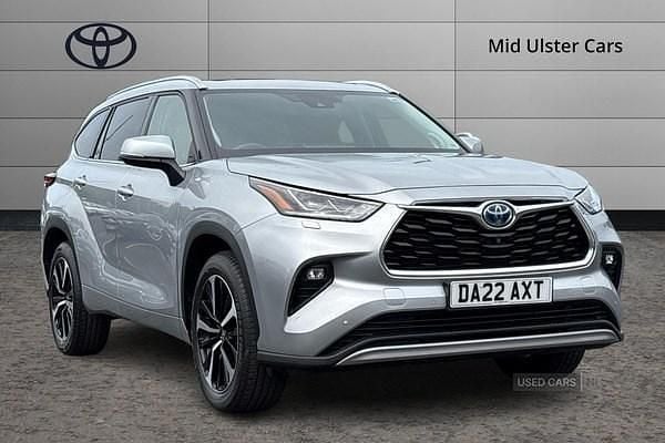 Silver Used 2022 Toyota Highlander Premium SUV | £35,995 (Fair price) - Image 1/4
