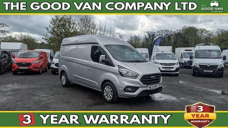 Begagnad Ford Transit Custom Limited 130 HK (95 kW) 2022 Silver Van