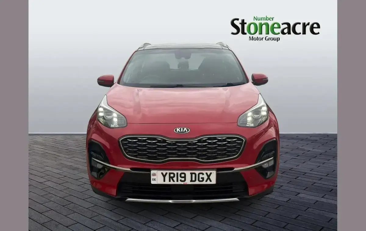Used Kia Sportage GT-Line S 185 HP (136 kW) 2019 Red SUV