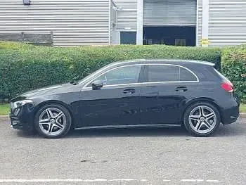 Used Mercedes A200 AMG line 163 HP (119 kW) 2019 Black Hatchback