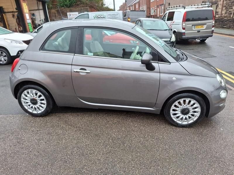 Used Fiat 500 Lounge 69 HP (50 kW) 2018 Grey Hatchback