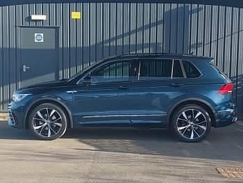 Used VW Tiguan R-line 150 HP (110 kW) 2022 Blue SUV