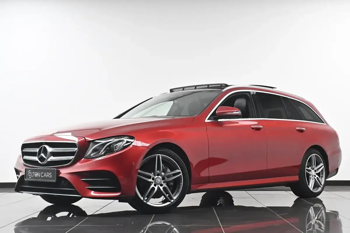 Used Mercedes E220 AMG Line Premium 2017 Red Estate