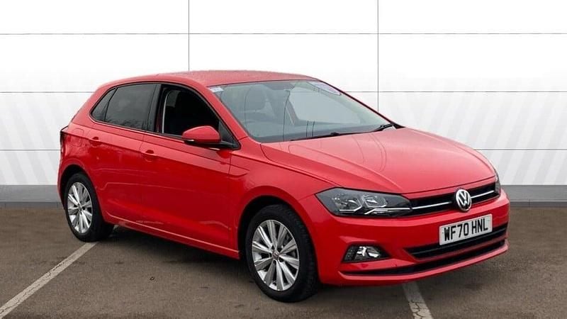 Red Used 2020 VW Polo Match Hatchback | £11,748 (Fair price) - Image 1/3