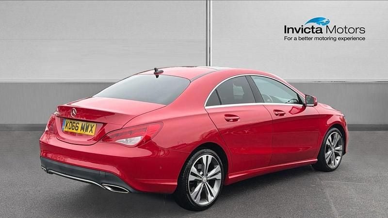 Used Mercedes CLA220 177 HP (130 kW) 2017 Jupiter red gloss Sedan