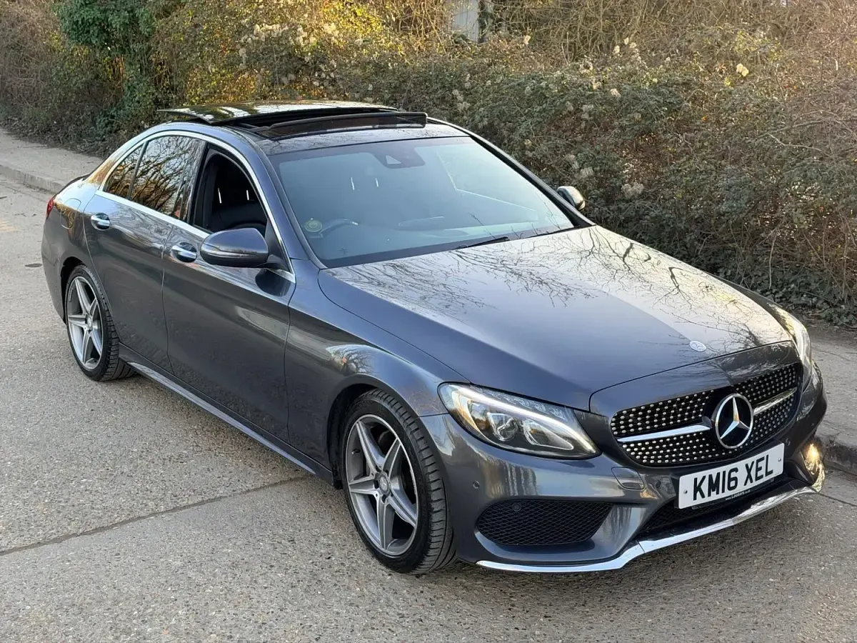 Used Mercedes C220 AMG Line Premium Plus 2016 Grey Sedan