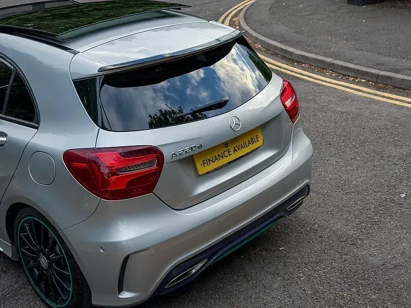 Used Mercedes A220 Premium 175 HP (128 kW) 2016 Silver Hatchback