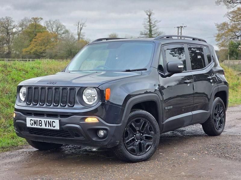 Black Used 2018 Jeep Renegade SUV | £8,999 (Good price) - Image 1/4