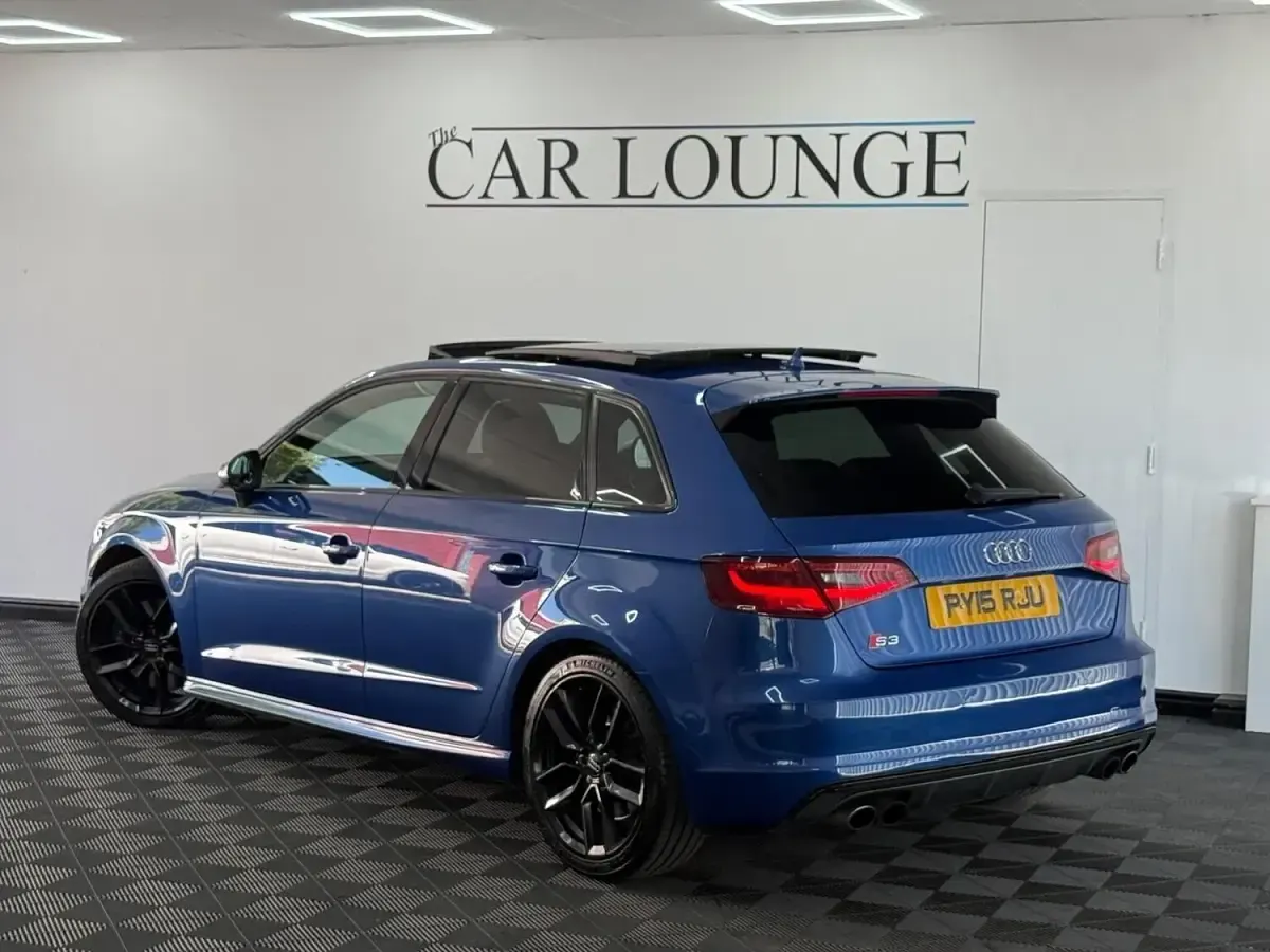 Used Audi S3 Sportback Design 300 HP (220 kW) 2015 Blue Hatchback