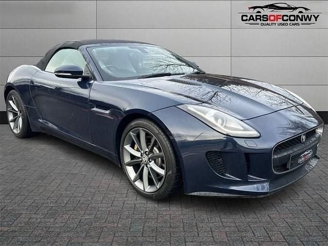 Used Jaguar F-Type S 340 HP (250 kW) 2014 Blue Cabriolet