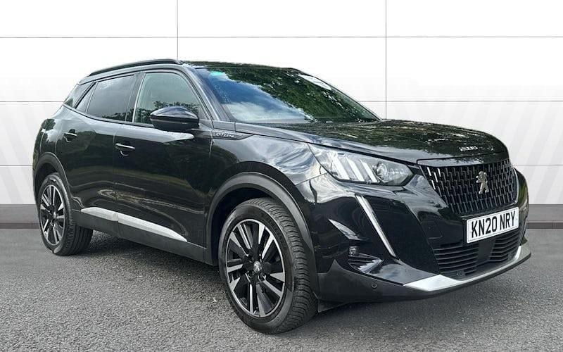 Black Used 2020 Peugeot 2008 GT-line SUV | £13,630 (Expensive) - Image 1/4