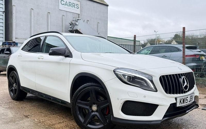 Used Mercedes GLA220 AMG line 170 HP (125 kW) 2015 White SUV