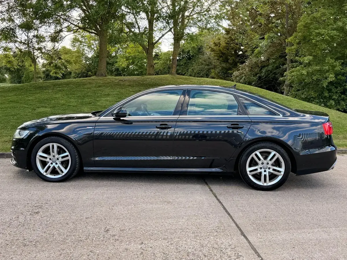Used Audi A6 S-Line 2013 Black Sedan