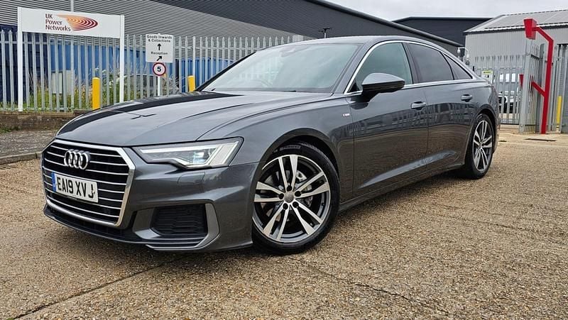 Grey Used 2019 Audi A6 S-Line Sedan | £14,490 (Expensive) - Image 1/4