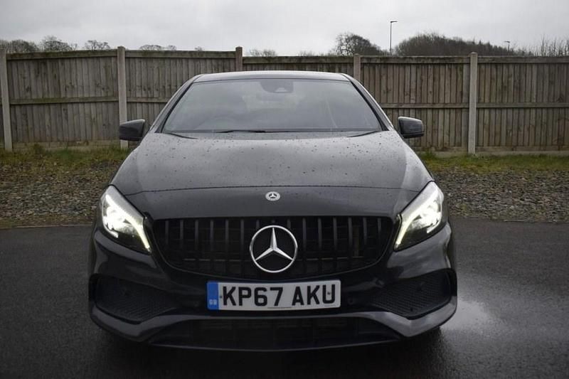 Used Mercedes A220 AMG line 177 HP (130 kW) 2017 Black Hatchback