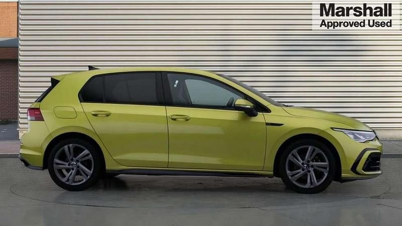Used VW Golf VII R-line 2021 Yellow Hatchback