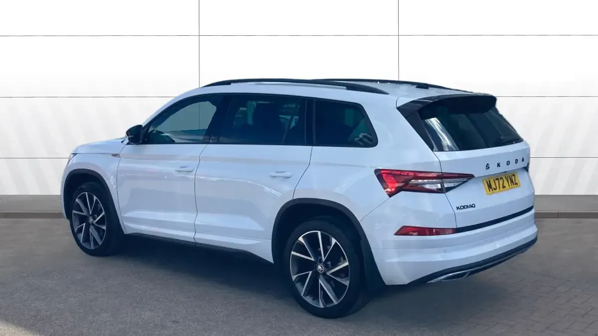 Used Skoda Kodiaq SportLine 150 HP (110 kW) 2022 White SUV