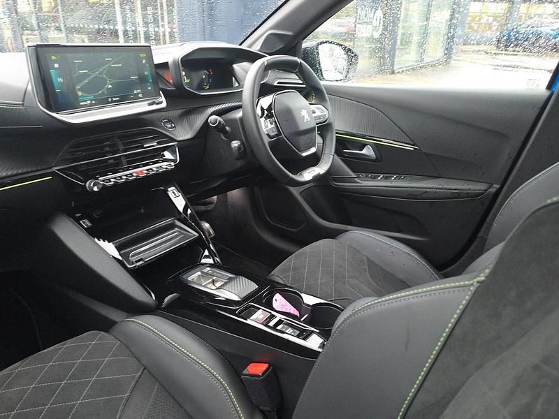 Used Peugeot e-208 Premium 100 kW (136 HP) 2022 Metallic blue Hatchback