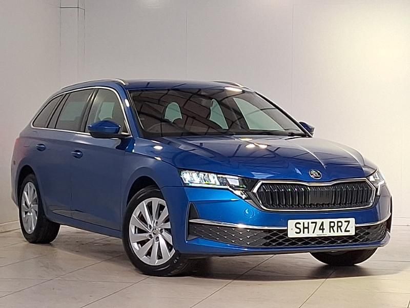 Used Skoda Octavia SE L 150 HP (110 kW) 2024 Blue Estate