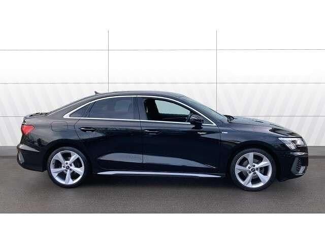 Used Audi A3 S-Line 150 HP (110 kW) 2022 Black Sedan