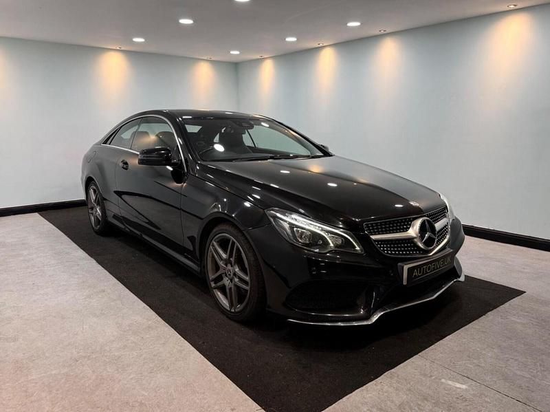 Used Mercedes E220 AMG line 2015 Black Coupe
