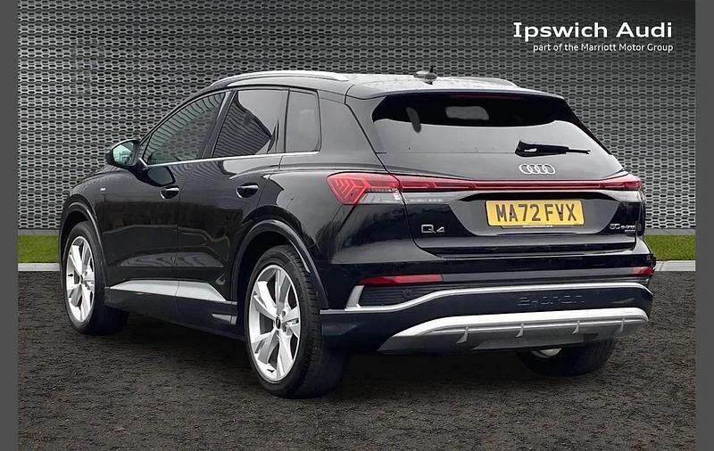 Used Audi Q4 e-tron S-Line 219 kW (299 HP) 2022 Black SUV