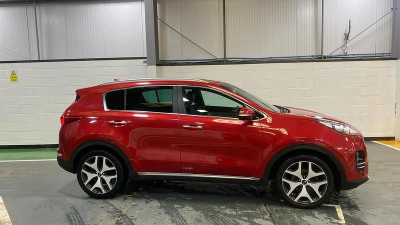 Used Kia Sportage GT-Line 174 HP (127 kW) 2017 Red SUV