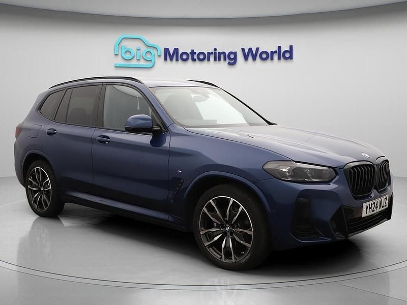 Blue Used 2024 BMW X3 M Sport SUV | £36,100 (Good price) - Image 1/4