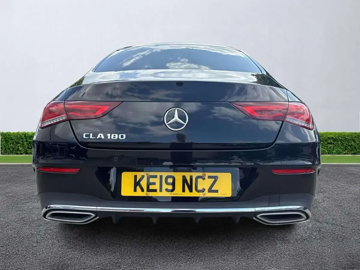 Used Mercedes CLA180 AMG line 136 HP (100 kW) 2019 Black Coupe