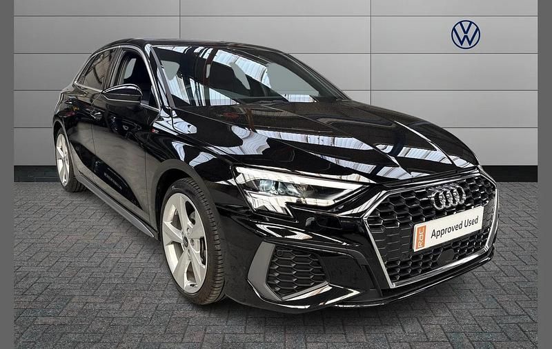 Used Audi A3 S-Line 147 HP (108 kW) 2024 Black Hatchback