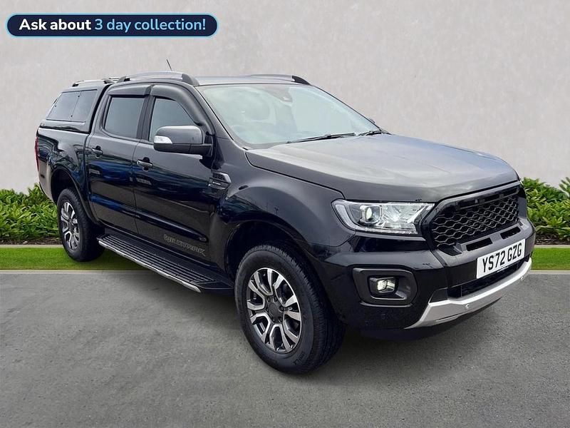 Black Used 2022 Ford Ranger Wildtrack Pickup | £21,200 (Good price) - Image 1/4