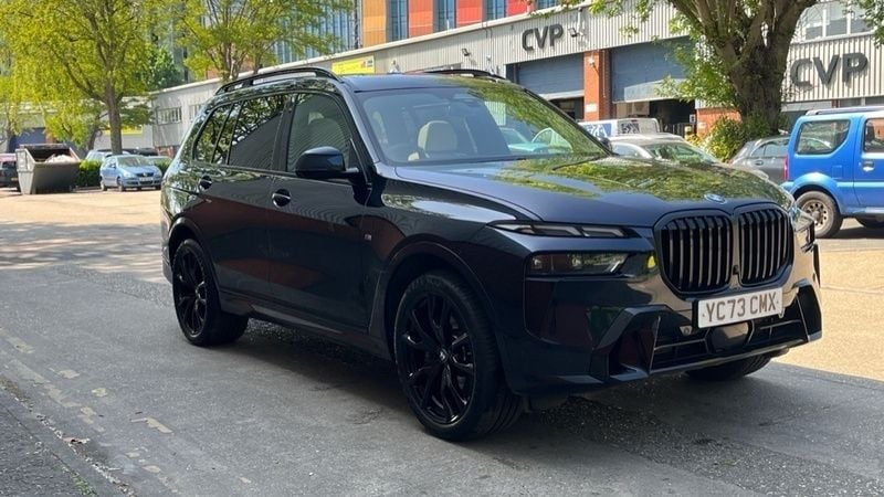 Black Used 2023 BMW X7 M Sport SUV | £72,800 (Fair price) - Image 1/4
