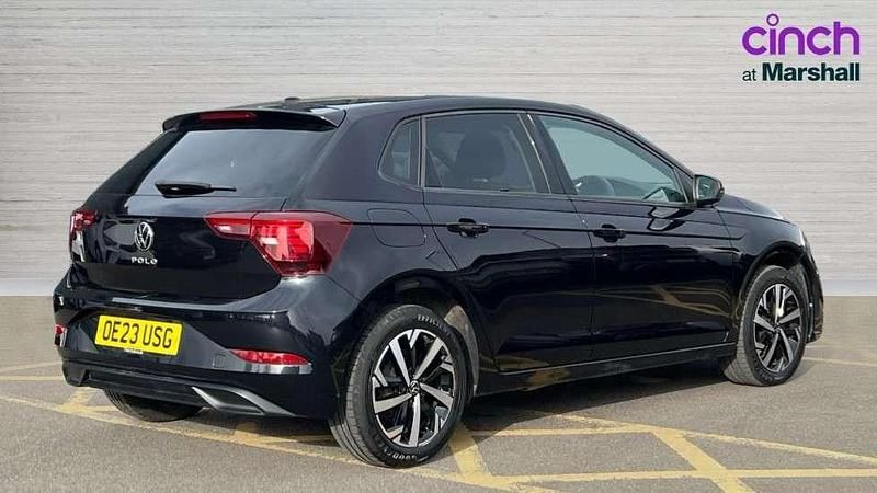 Used VW Polo Life 94 HP (69 kW) 2023 Black Hatchback