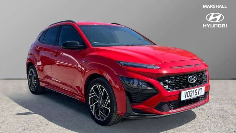 Red Used 2021 Hyundai Kona N Line SUV | £14,770 (Fair price) - Image 1/4