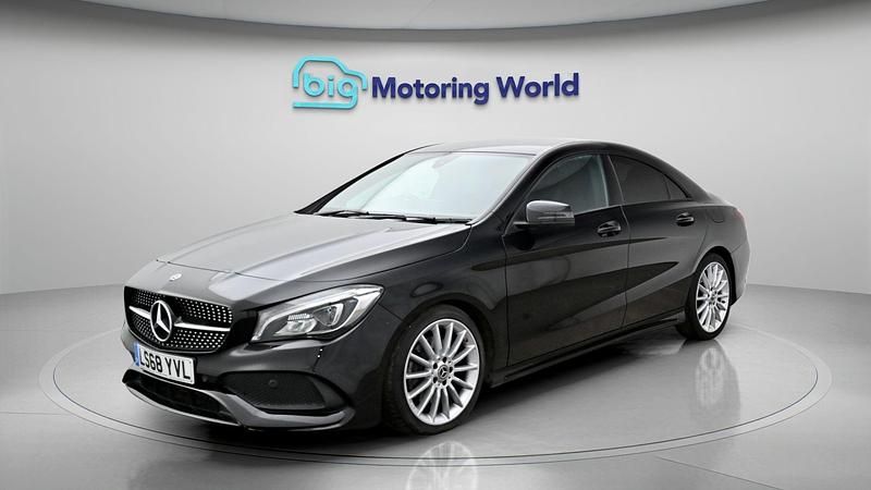Used Mercedes CLA220 AMG line 170 HP (125 kW) 2018 Black Sedan