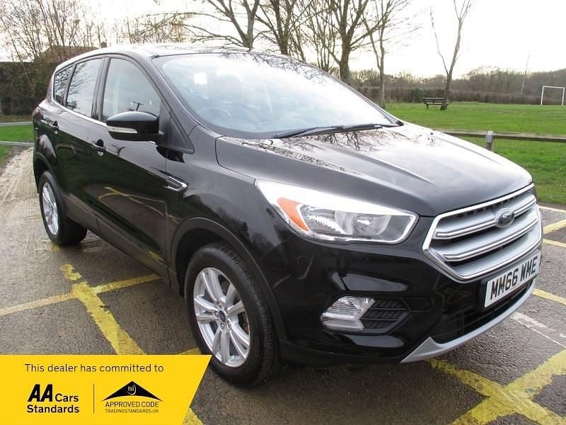 Black Used 2017 Ford Kuga Zetec SUV | £7,690 (Good price) - Image 1/2