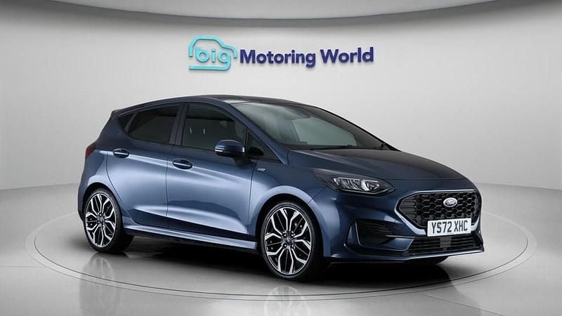 Used Ford Fiesta ST-Line X 125 HP (91 kW) 2023 Blue Hatchback
